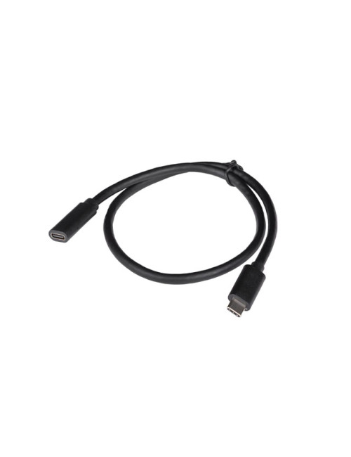 Lanberg USB-C M/F 3.1 Cable | CA-USBE-20CC-0005-BK