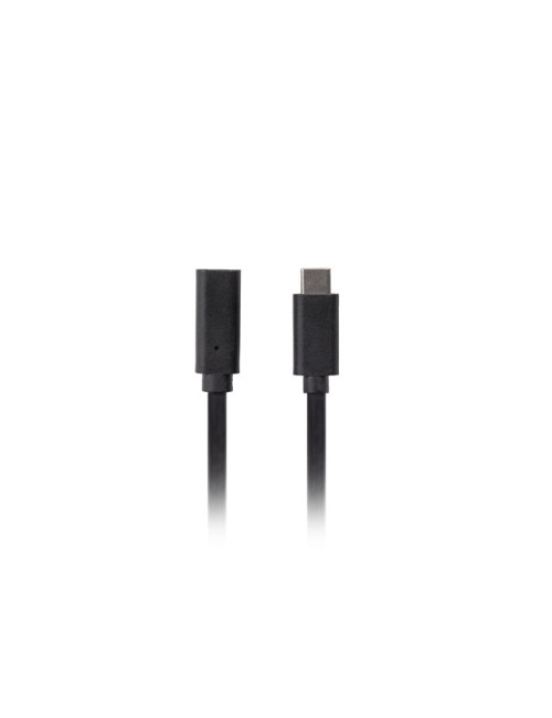 Lanberg USB-C M/F 3.1 Cable | CA-USBE-20CC-0005-BK