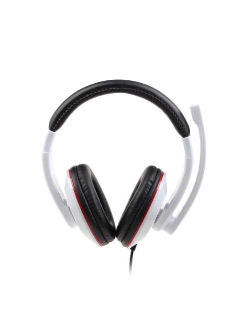 Gembird | MHS-001-GW | Stereo headset | Built-in microphone | 3.5 mm | Glossy white