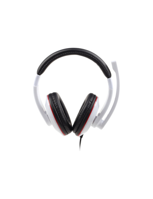 Gembird | MHS-001-GW | Stereo headset | Built-in microphone | 3.5 mm | Glossy white
