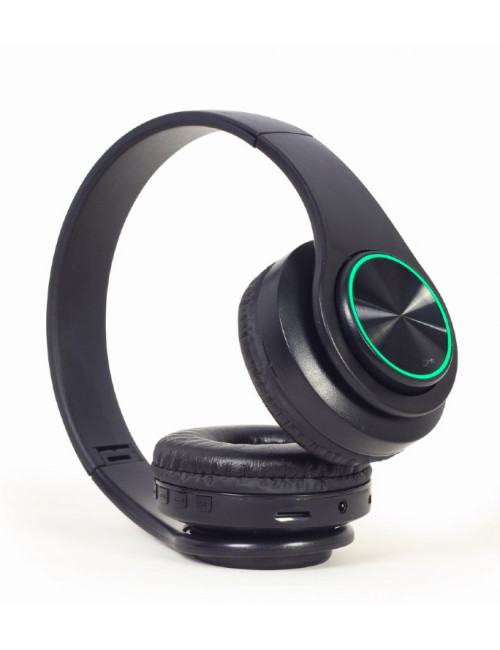 Gembird | Stereo Headset with LED Light Effects | BHP-LED-01 | Bluetooth | On-Ear | Wireless