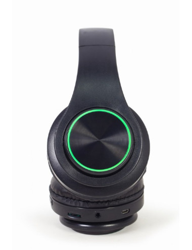 Gembird | Stereo Headset with LED Light Effects | BHP-LED-01 | Bluetooth | On-Ear | Wireless