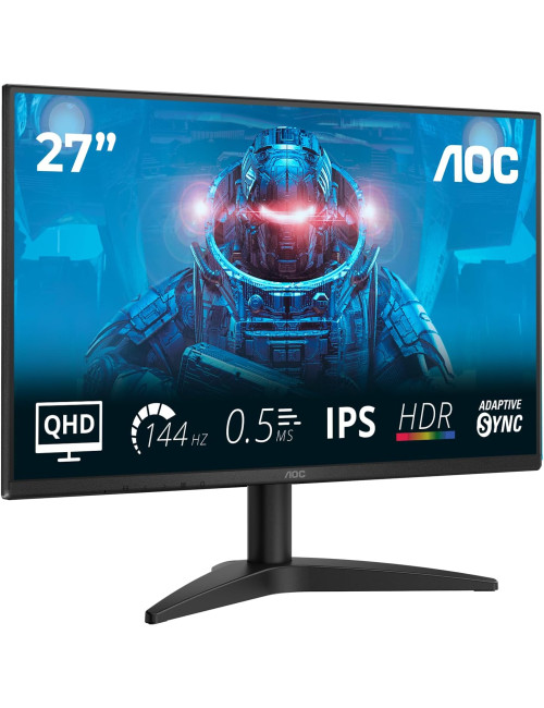 AOC | Q27B36X | 27 " | IPS | QHD | 16:9 | 144 Hz | 4 ms | 2560 x 1440 pixels | 300 cd/m | HDMI ports quantity 1 | Black