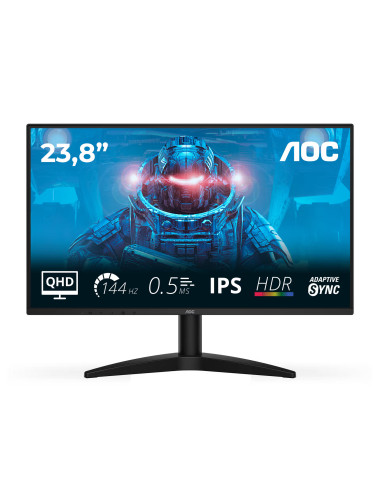 AOC | Q24B36X | 24 " | IPS | QHD | 16:9 | 144 Hz | 4 ms | 2560 x 1440 pixels | 300 cd/m | HDMI ports quantity 1 | Black