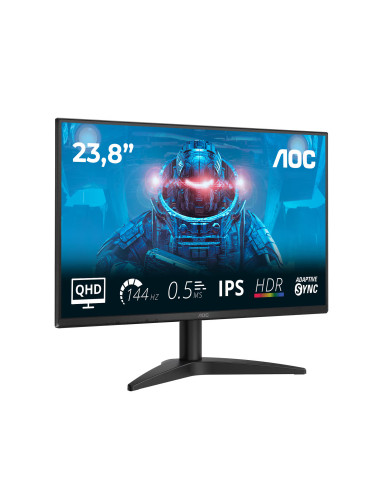 AOC | Q24B36X | 24 " | IPS | QHD | 16:9 | 144 Hz | 4 ms | 2560 x 1440 pixels | 300 cd/m | HDMI ports quantity 1 | Black
