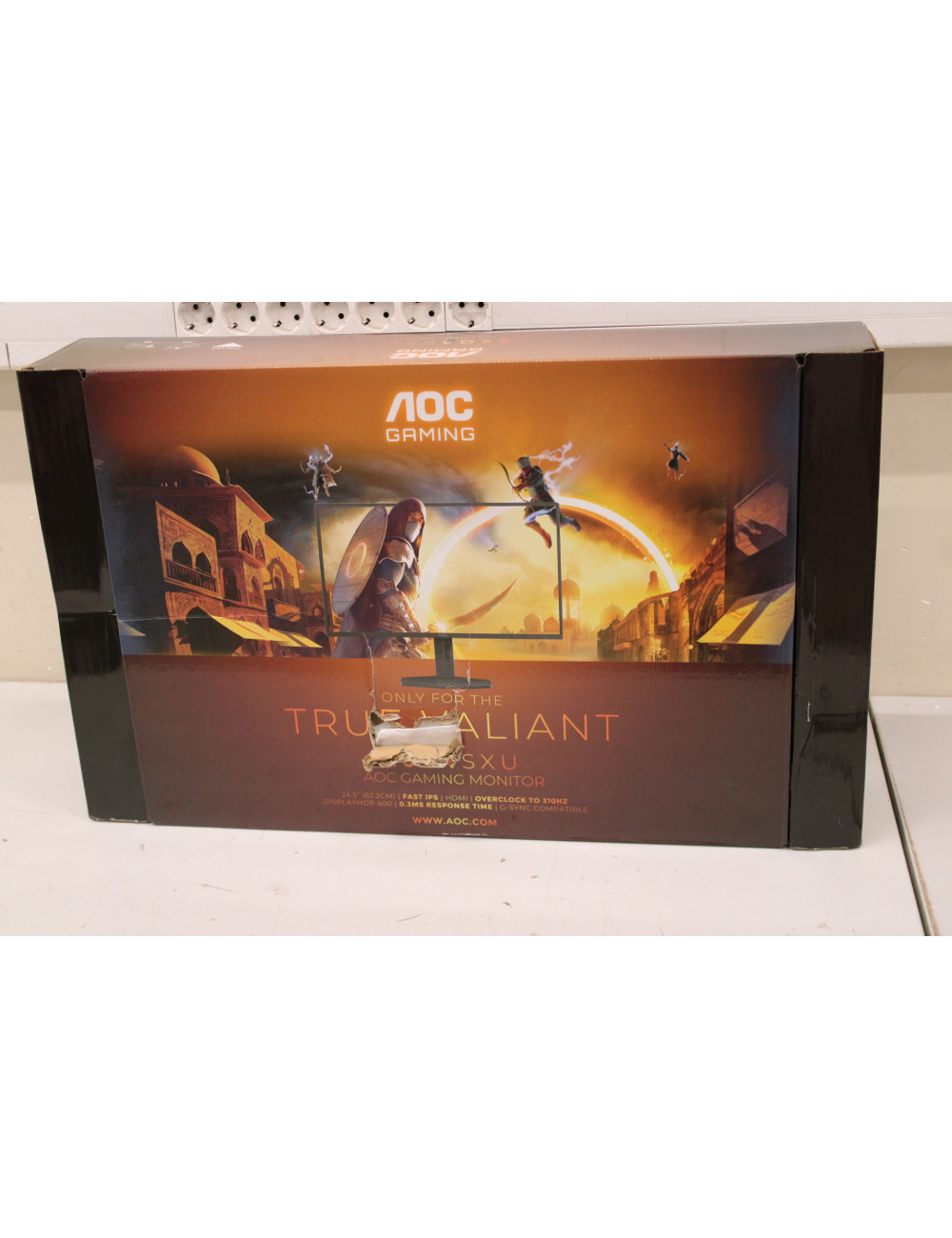 AOC SALE OUT. | 25G4SXU | 24.5 " | IPS | FHD | 310 Hz | 1 ms | 1920 x 1080 pixels | 400 cd/m | HDMI ports quantity 2 | Black | W