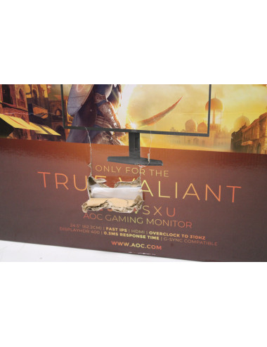 AOC SALE OUT. | 25G4SXU | 24.5 " | IPS | FHD | 310 Hz | 1 ms | 1920 x 1080 pixels | 400 cd/m | HDMI ports quantity 2 | Black | W