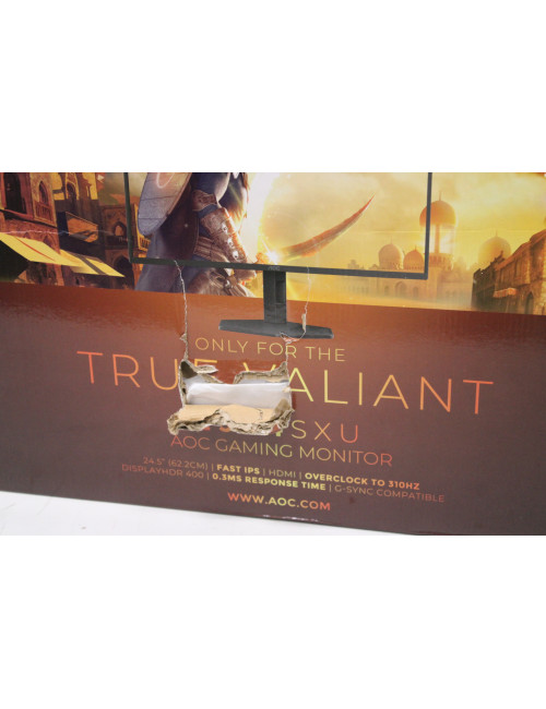 AOC SALE OUT. | 25G4SXU | 24.5 " | IPS | FHD | 310 Hz | 1 ms | 1920 x 1080 pixels | 400 cd/m | HDMI ports quantity 2 | Black | W