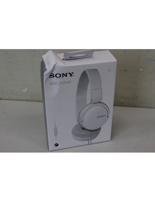 SALE OUT. Sony headphones ZX Series MDR-ZX110APW Outdoor headband, White | Sony MDR-ZX110APW.CE7 | Wired | On-Ear | Microphone |