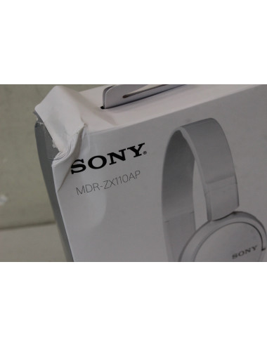 SALE OUT. Sony headphones ZX Series MDR-ZX110APW Outdoor headband, White | Sony MDR-ZX110APW.CE7 | Wired | On-Ear | Microphone |