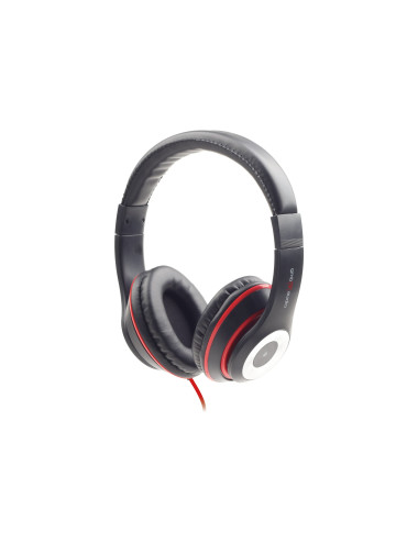 Gembird | Stereo headset, "Los Angeles" + microphone, passive noise canceling | Black