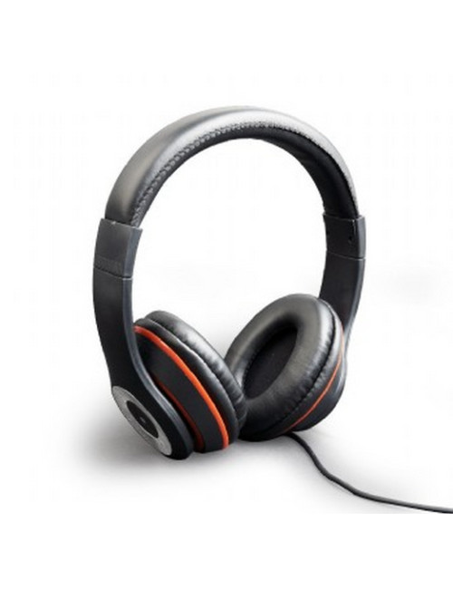 Gembird | Stereo headset, "Los Angeles" + microphone, passive noise canceling | Black