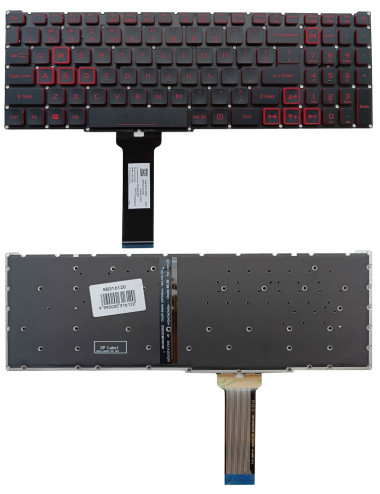 Keyboard ACER: Nitro 5 Gaming AN515-54, AN515-55, AN715-51 with backlight