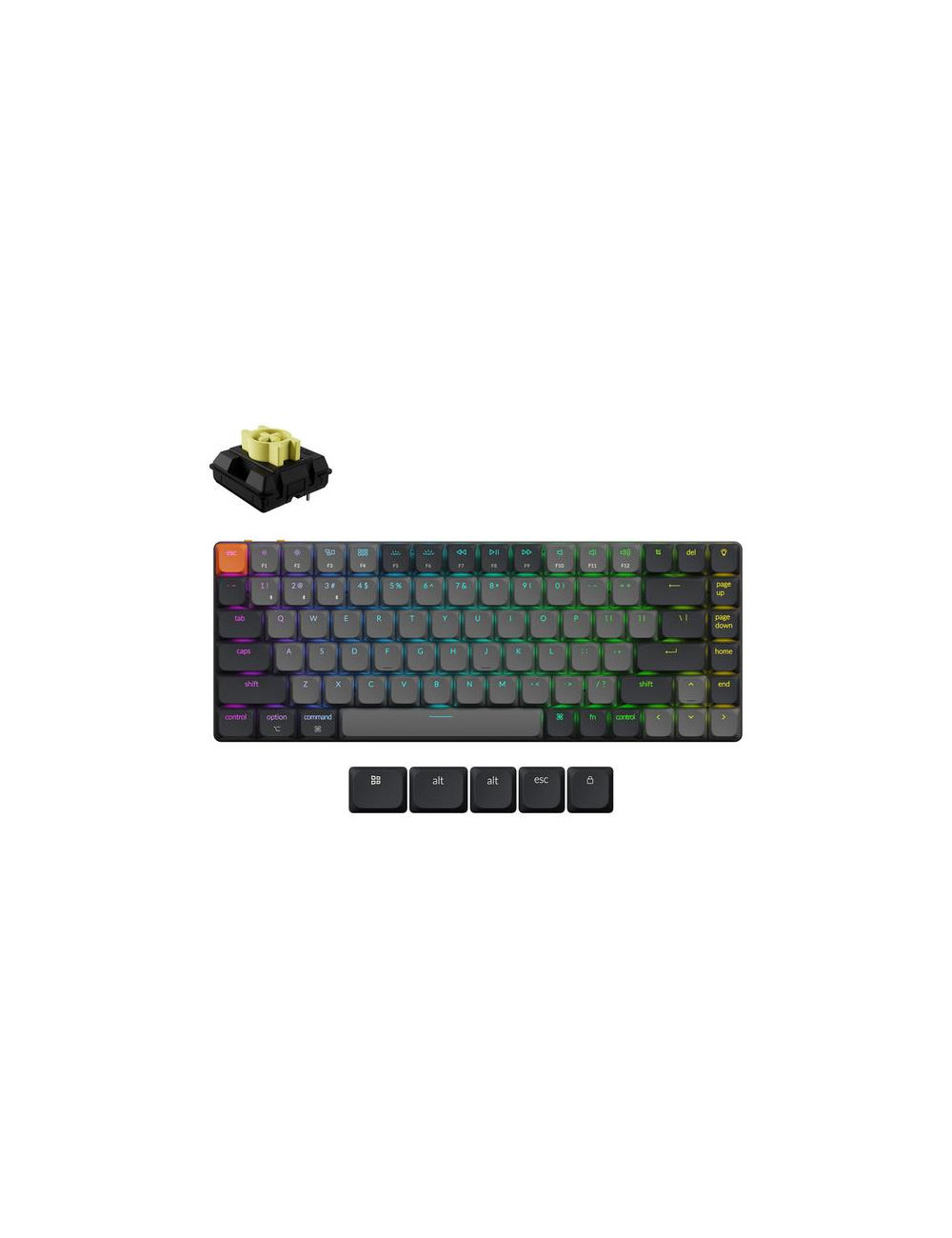 KEYBOARD WRL K3 RGB/BLACK K3X-B4 KEYCHRON