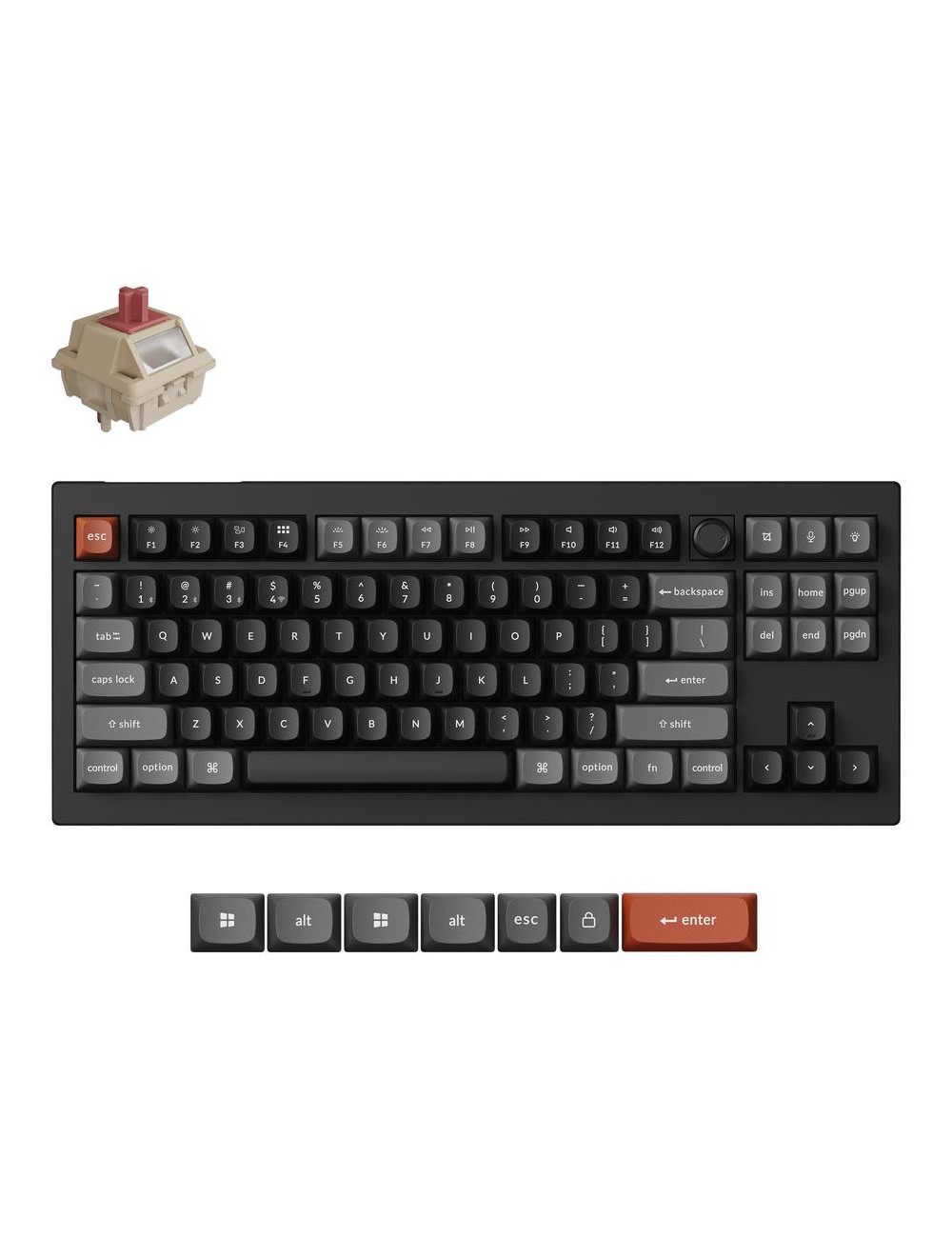 KEYBOARD WRL V3 ULTRA/BLACK V3U-D1 KEYCHRON