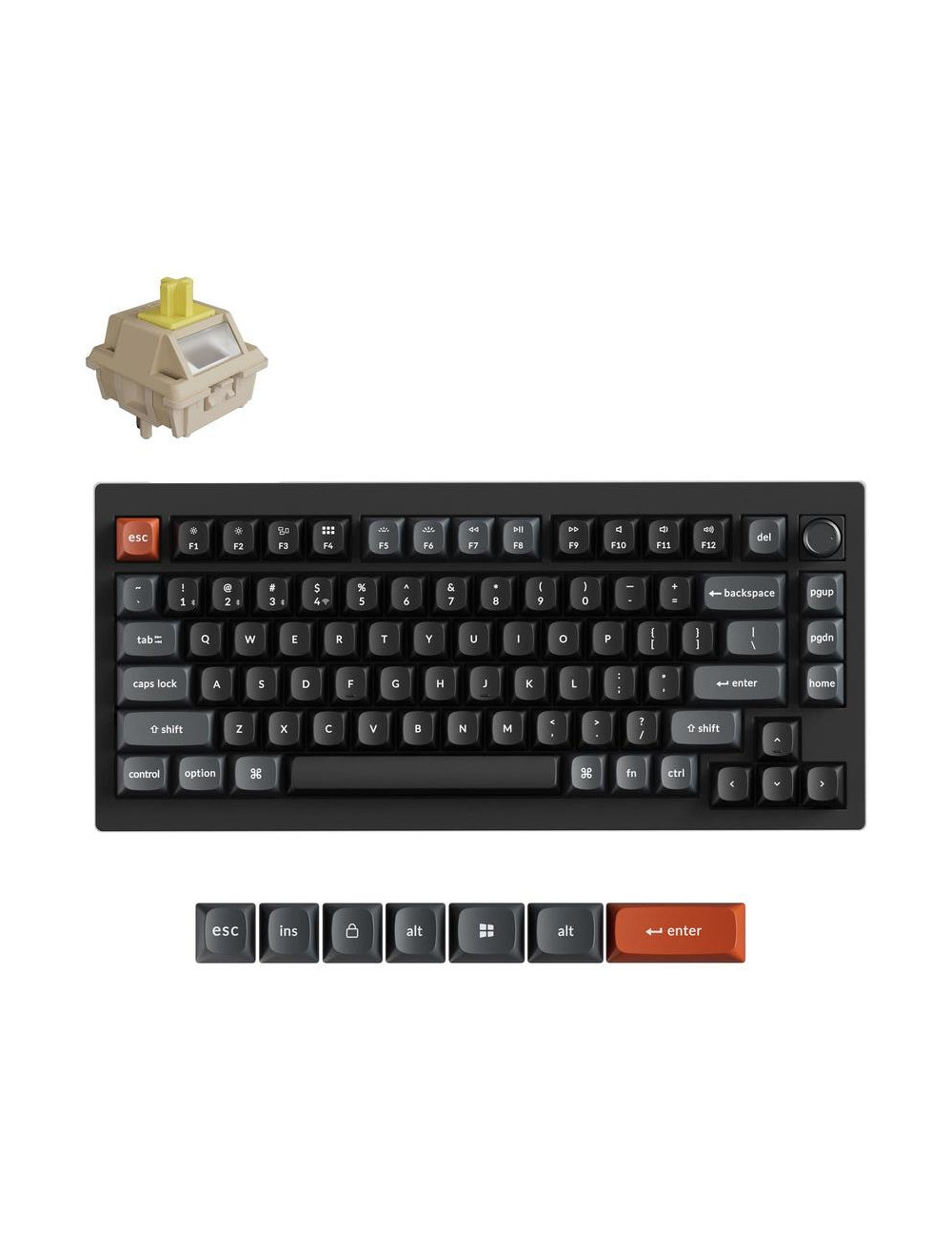 KEYBOARD WRL V1 ULTRA/BLACK V1U-D4 KEYCHRON