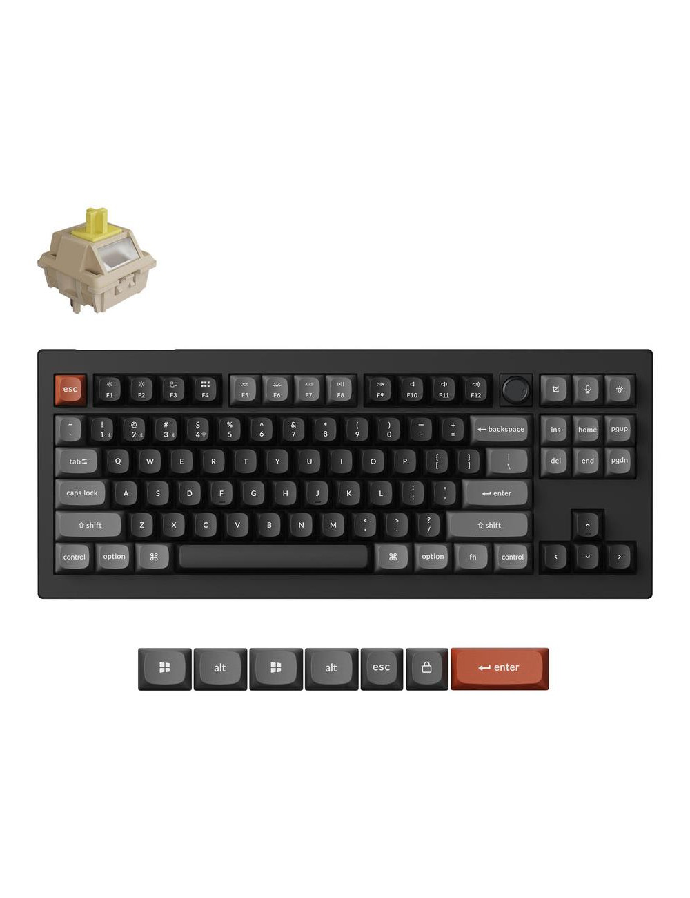 KEYBOARD WRL V3 ULTRA/BLACK V3U-D4 KEYCHRON