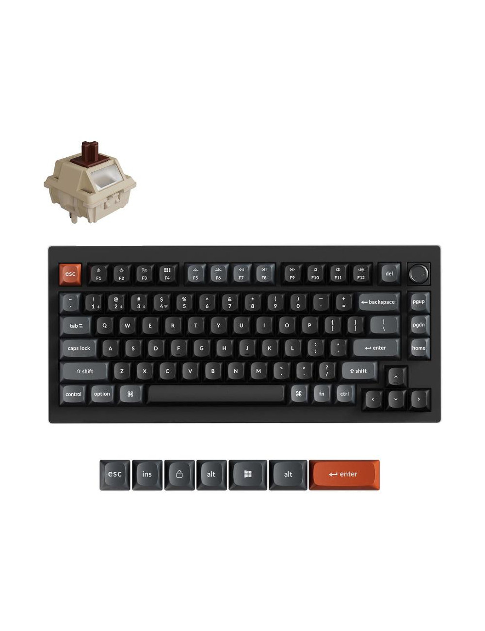 KEYBOARD WRL V1 ULTRA/BLACK V1U-D3 KEYCHRON