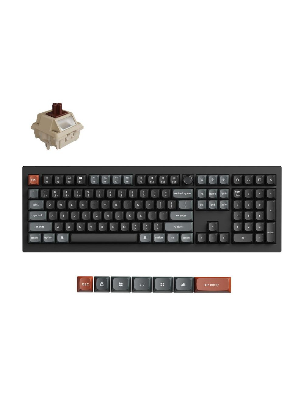 KEYBOARD WRL V6 ULTRA/BLACK V6U-D3 KEYCHRON