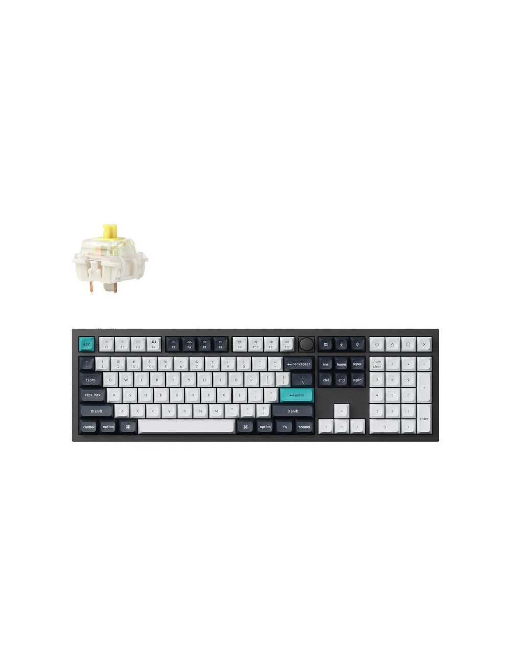 KEYBOARD WRL Q6 MAX RGB/CARBON BLACK Q6M-M4 KEYCHRON