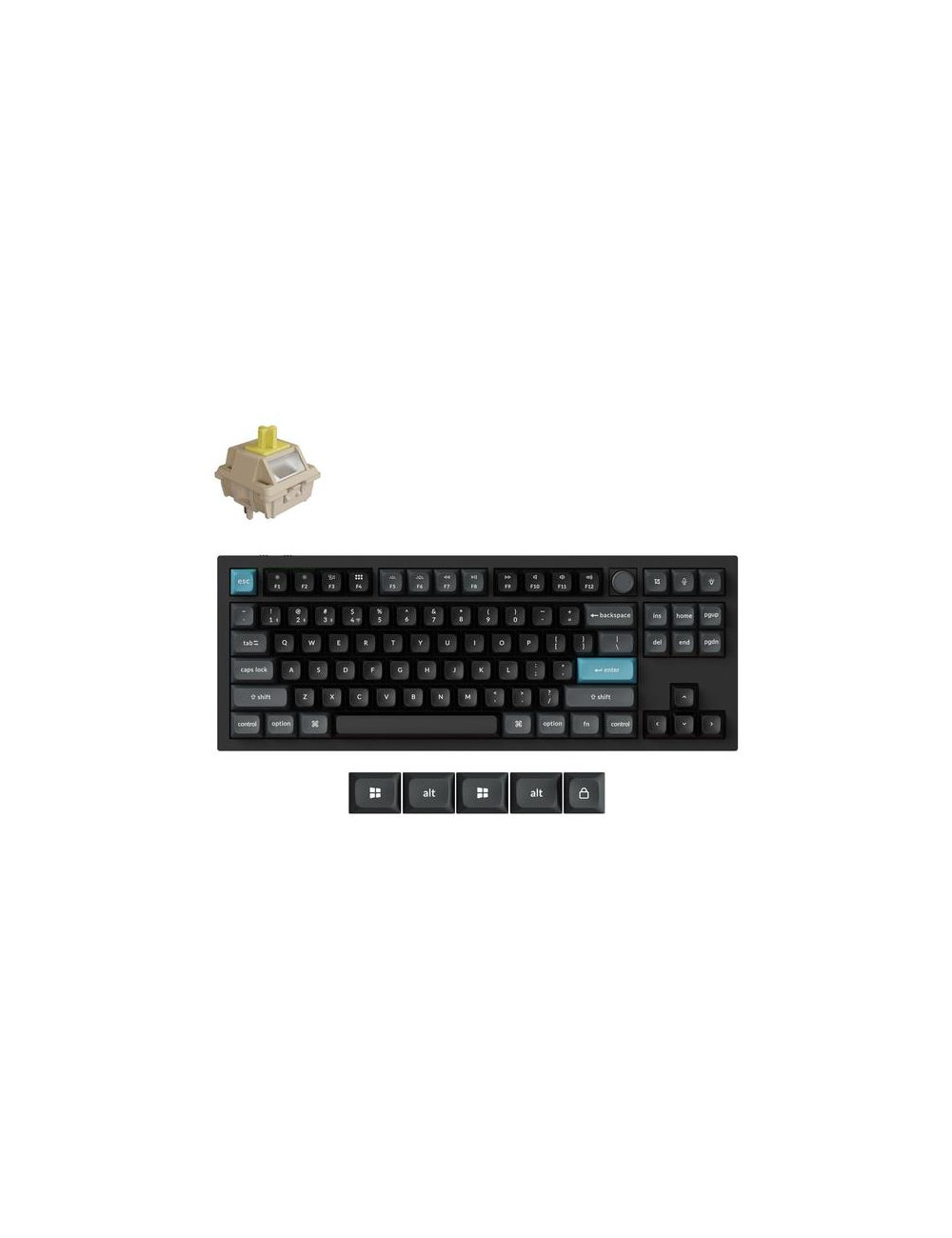 KEYBOARD WRL Q3 ULTRA/BLACK Q3U-M4 KEYCHRON