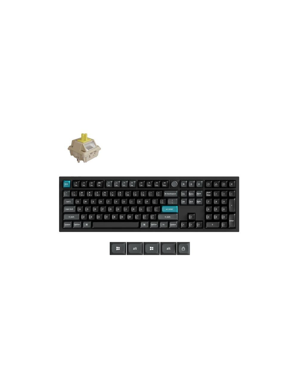KEYBOARD WRL Q6 ULTRA/BLACK Q6U-M4 KEYCHRON