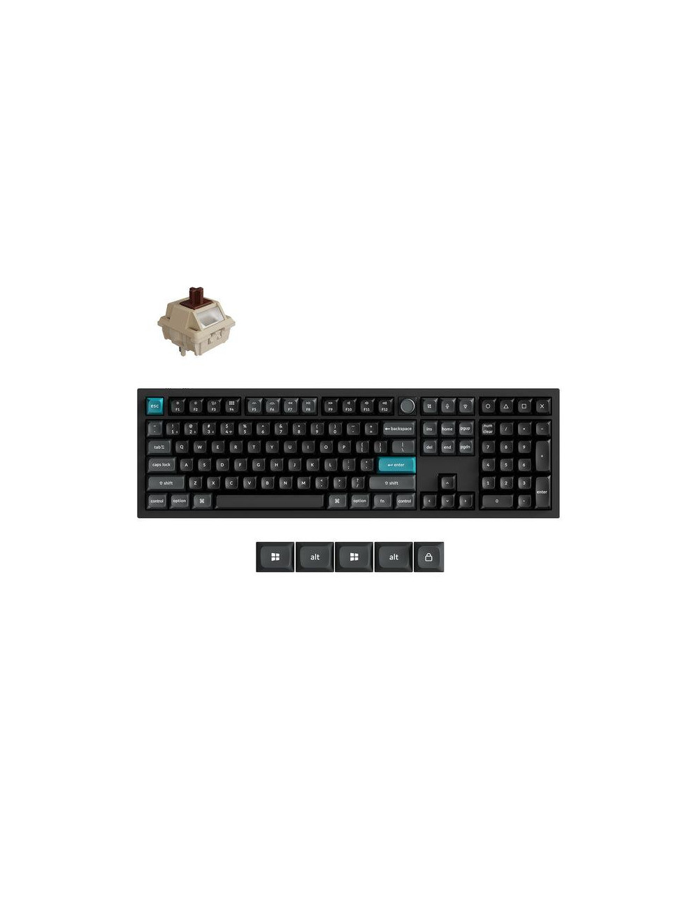 KEYBOARD WRL Q6 ULTRA/BLACK Q6U-M3 KEYCHRON