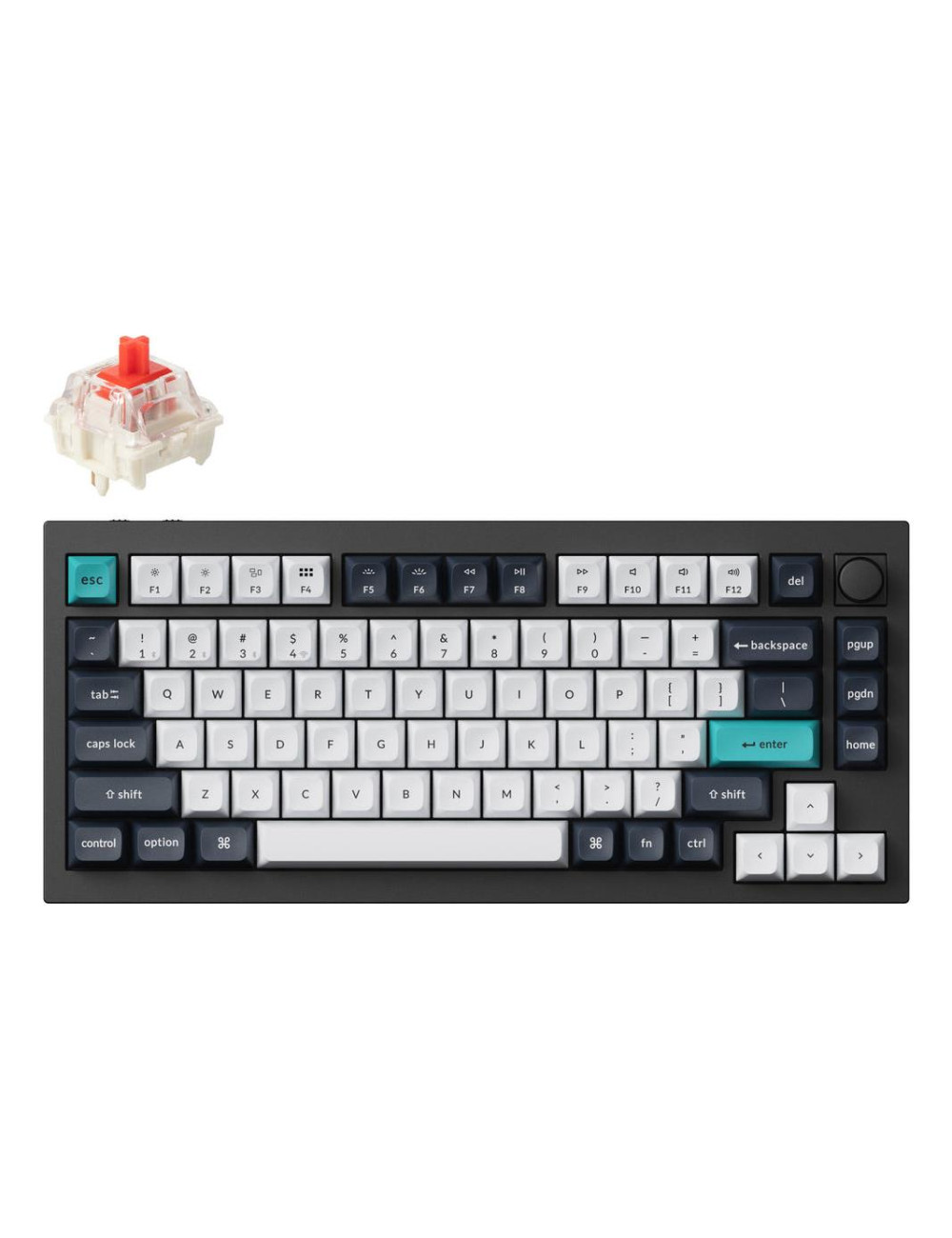 KEYBOARD WRL Q1 MAX RGB/CARBON BLACK Q1M-M1 KEYCHRON
