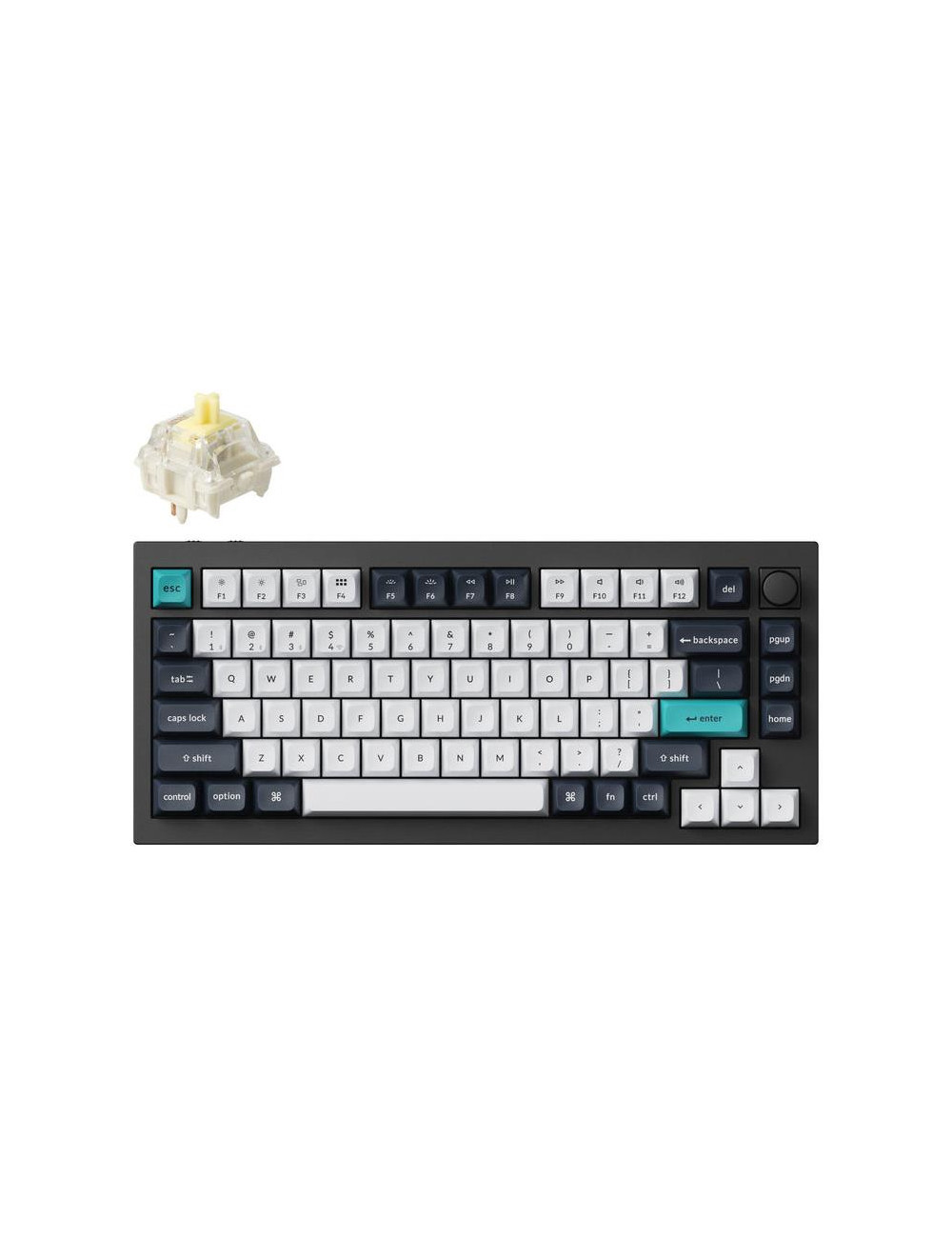 KEYBOARD WRL Q1 MAX RGB/CARBON BLACK Q1M-M4 KEYCHRON