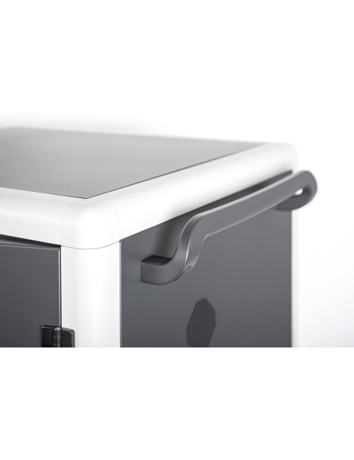 Digitus | Black | Charging Trolley 30 Notebooks / Tablets up to 16" | Pressure lock system with swiveling lever handle on the fr