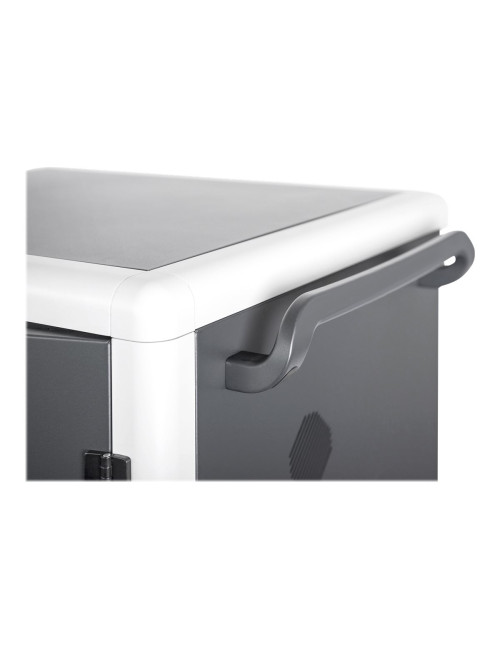 Digitus | Black | Charging Trolley 30 Notebooks / Tablets up to 16" | Pressure lock system with swiveling lever handle on the fr