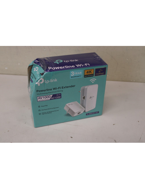 SALE OUT. TP-LINK Gigabit Powerline Kit | TL-WPA7517 | 10/100/1000 Mbit/s | Ethernet LAN (RJ-45) ports 1+1 | 802.11ac | 2GHz/5GH