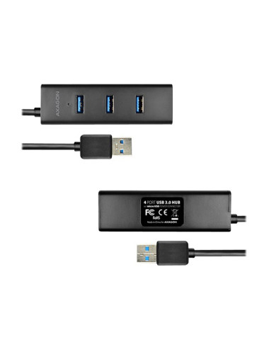 AXAGON HUE-S2BL USB3.0 CHARGING hub