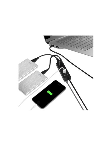 AXAGON HUE-S2BL USB3.0 CHARGING hub