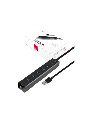 AXAGON HUE-SA7BP USB3.0 CHARGING hub