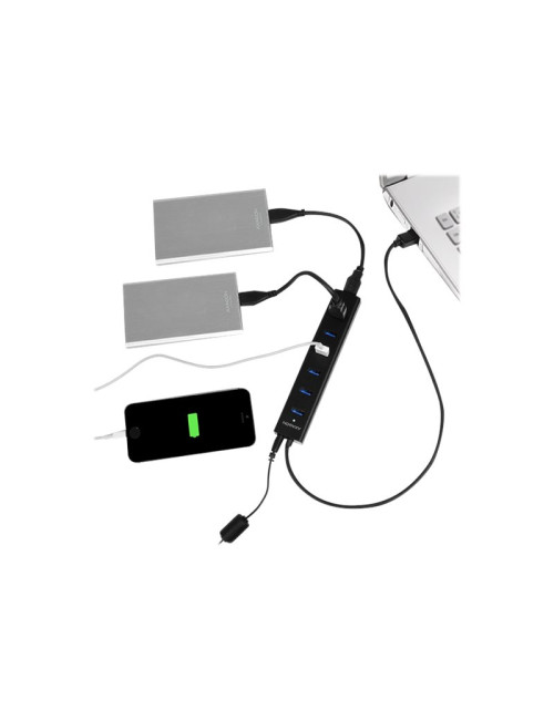 AXAGON HUE-SA7BP USB3.0 CHARGING hub
