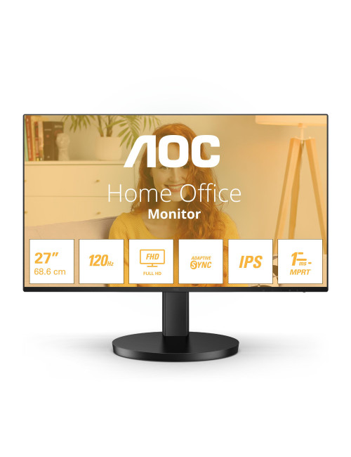 LCD Monitor|AOC|27B3HA2|27"|Business|Panel IPS|1920x1080|16:9|100 Hz|Matte|4 ms|Speakers|Tilt|27B3HA2