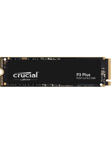 SSD|CRUCIAL|P3 Plus|1TB|M.2|NVMe|3D NAND|Write speed 3600 MBytes/sec|Read speed 5000 MBytes/sec|TBW 220 TB|MTBF 1500000 hours|CT