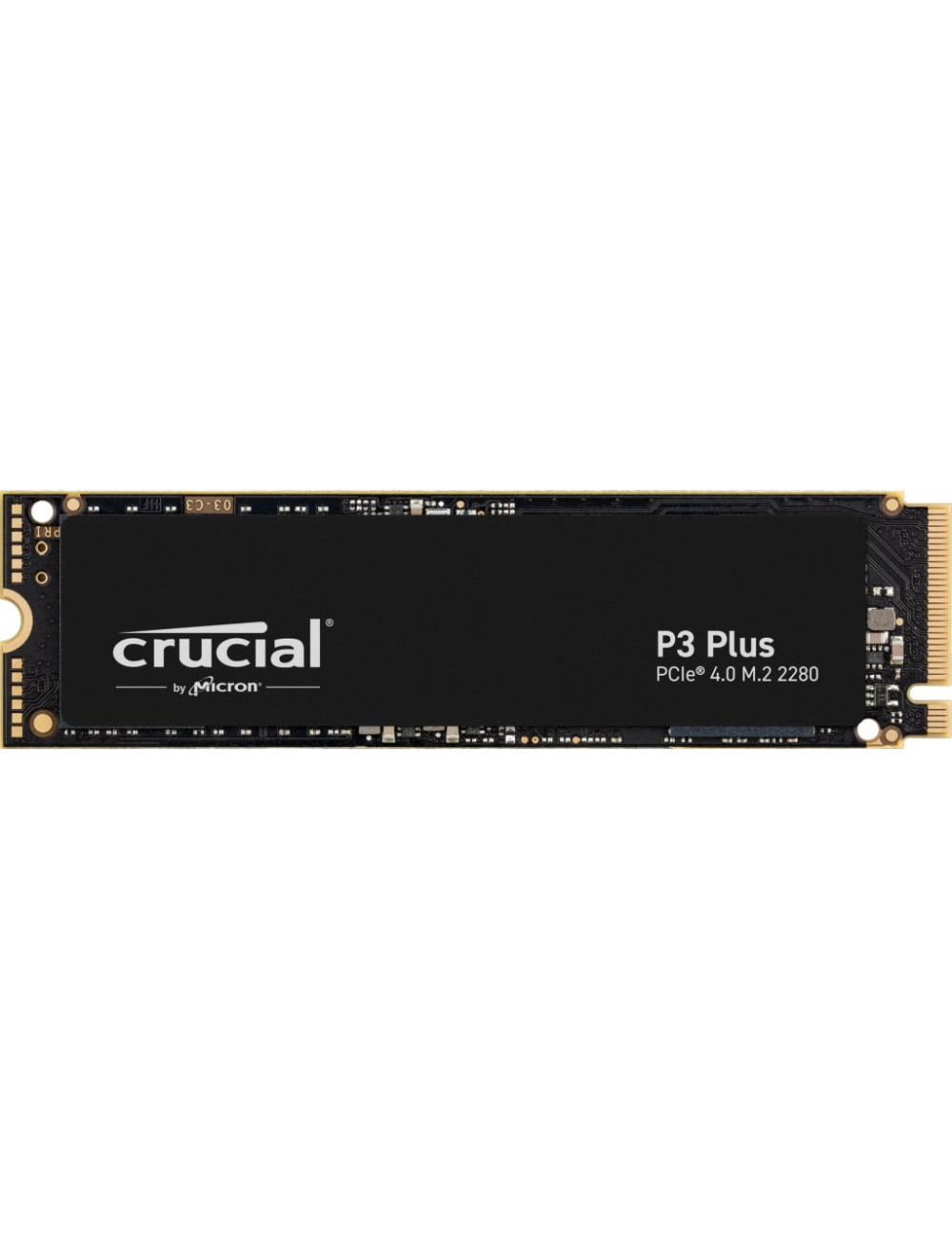 SSD|CRUCIAL|P3 Plus|1TB|M.2|NVMe|3D NAND|Write speed 3600 MBytes/sec|Read speed 5000 MBytes/sec|TBW 220 TB|MTBF 1500000 hours|CT