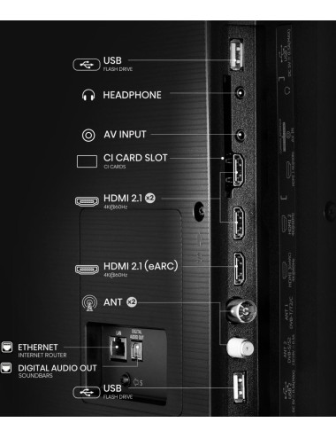 Hisense 4K TV | 85A6Q | 85 | Smart TV | VIDAA | UHD | Black