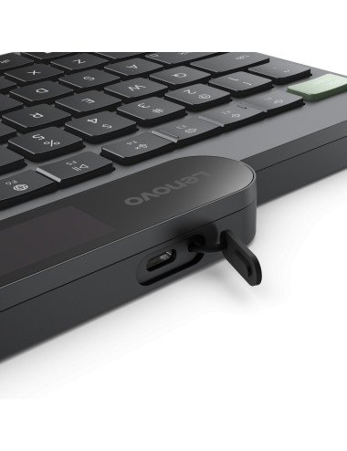 Lenovo | Self-Charging | Keyboard | Bluetooth | Lithuanian | Black