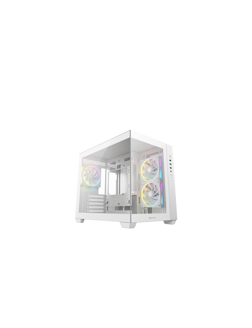 Deepcool Case | CG330 3F WH | White | Micro ATX | Power supply included No