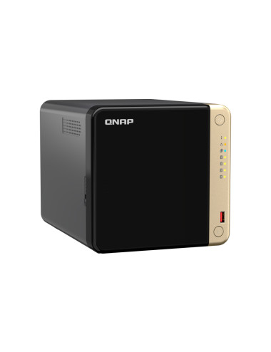 QNAP | 4-Bay desktop NAS | TS-464-8G | Intel Celeron | N5095 4-core | Processor frequency 2.9 GHz | 8 GB
