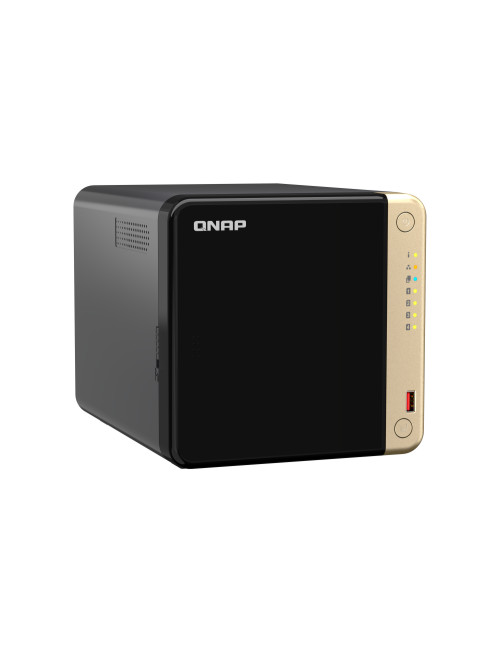 QNAP | 4-Bay desktop NAS | TS-464-8G | Intel Celeron | N5095 4-core | Processor frequency 2.9 GHz | 8 GB