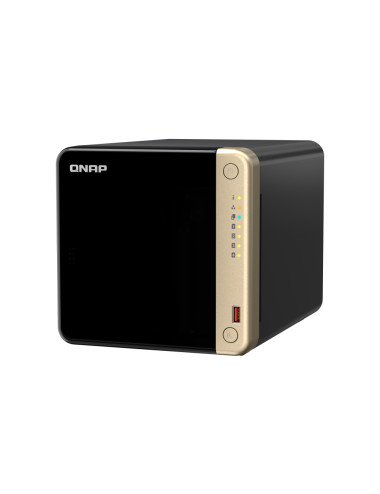 QNAP | 4-Bay desktop NAS | TS-464-8G | Intel Celeron | N5095 4-core | Processor frequency 2.9 GHz | 8 GB