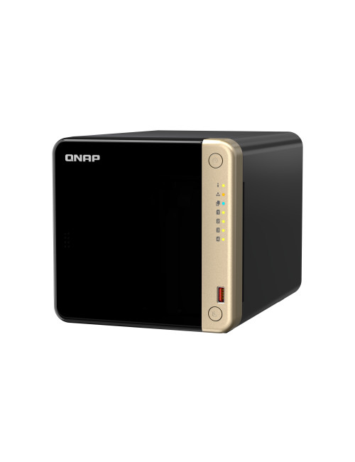 QNAP | 4-Bay desktop NAS | TS-464-8G | Intel Celeron | N5095 4-core | Processor frequency 2.9 GHz | 8 GB