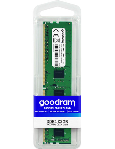 MEMORY DIMM 16GB PC25600 DDR4/GR3200D464L22/16G GOODRAM