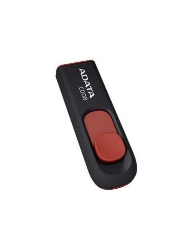 ADATA | C008 | 64 GB | USB 2.0 | Black/Red