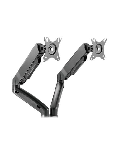 ICY BOX IB-MS304-T, Monitor stand with desk mounted base, for two screens, size up to 27'' | Raidsonic