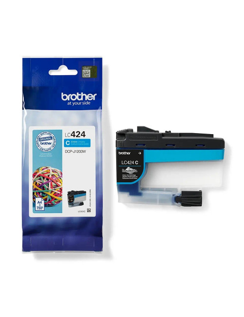 Brother LC424C | Ink Cartridge | Cyan